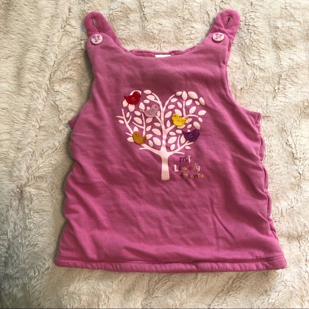 Pink Baby Bird Romper